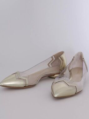 Nicholas Kirkwood Mirage Metallic Flats size 6